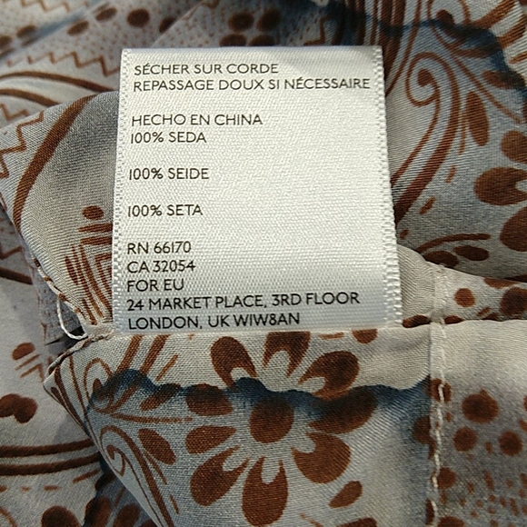 UO Sparkle & Fade Silk Boxy Batwing Blouse Crop X - Picture 9 of 9